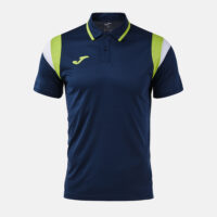 Tricou polo tenis Joma Terra, Bleumarin / Verde Lime