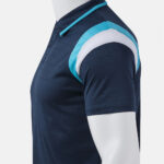 Tricou polo tenis Joma Terra, Bleumarin / Turcoaz Fluo - imagine 5