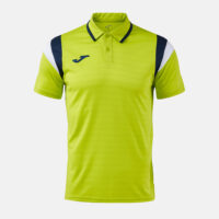 Tricou polo tenis Joma Terra, Verde Lime / Bleumarin