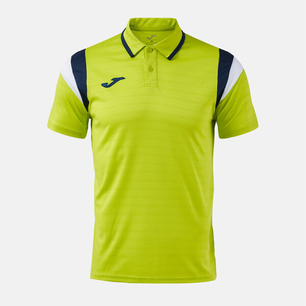 105215.426 Tricou polo tenis Joma Terra, Verde Lime / Bleumarin - imagine 1