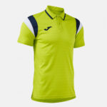 Tricou polo tenis Joma Terra, Verde Lime / Bleumarin - imagine 2