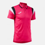 Tricou polo tenis Joma Terra, Fuxia / Negru - imagine 2
