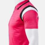 Tricou polo tenis Joma Terra, Fuxia / Negru - imagine 5