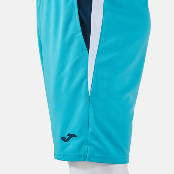 Pantaloni scurti tenis Joma Terra, Turcoaz Fluo / Bleumarin - imagine 5