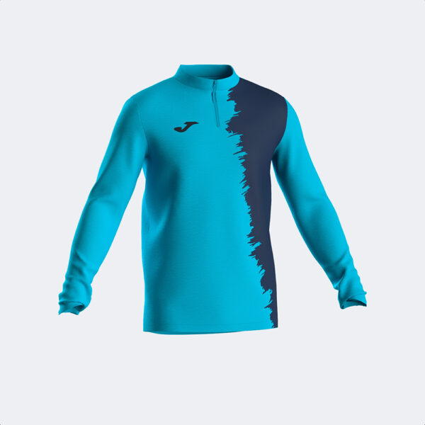 Bluza antrenament Joma Picasho, Turcoaz Fluo / Bleumarin - imagine 1