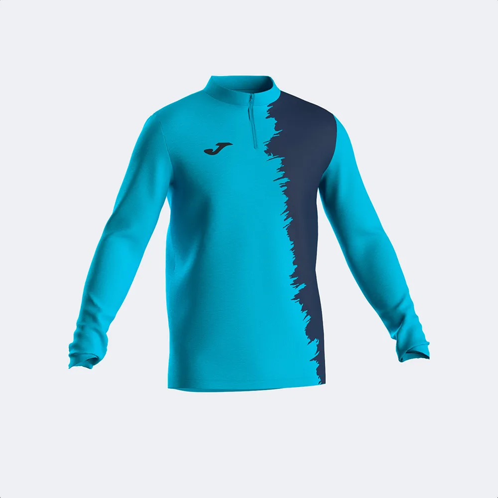 Bluza antrenament Joma Picasho, Turcoaz Fluo / Bleumarin - imagine 1