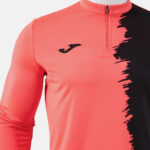 Bluza antrenament Joma Picasho, Coral Fluo / Negru - imagine 4