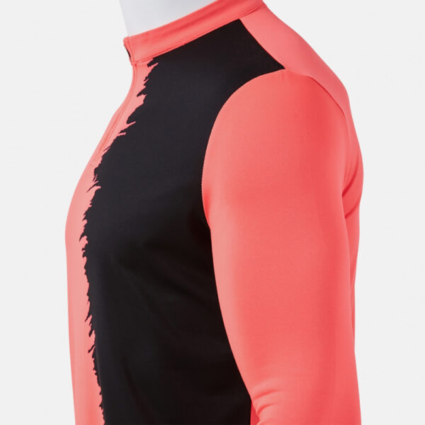 Bluza antrenament Joma Picasho, Coral Fluo / Negru - imagine 5