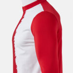 Bluza antrenament Joma Picasho, Rosu / Alb - imagine 5