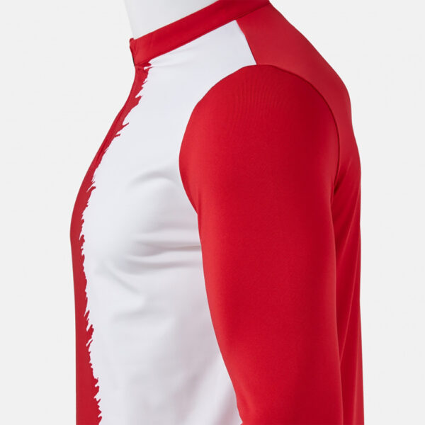 Bluza antrenament Joma Picasho, Rosu / Alb - imagine 5