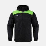Geaca ploaie Joma Trivor II, Negru / Verde Fluo
