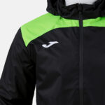 Geaca ploaie Joma Trivor II, Negru / Verde Fluo - imagine 4