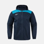 Geaca ploaie Joma Trivor II, Bleumarin / Turcoaz Fluo