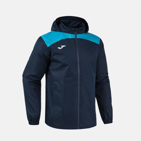 Geaca ploaie Joma Trivor II, Bleumarin / Turcoaz Fluo - imagine 2
