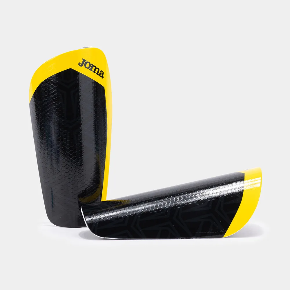 Aparatori fotbal Joma Spider, Galben Fluo / Negru - imagine 1