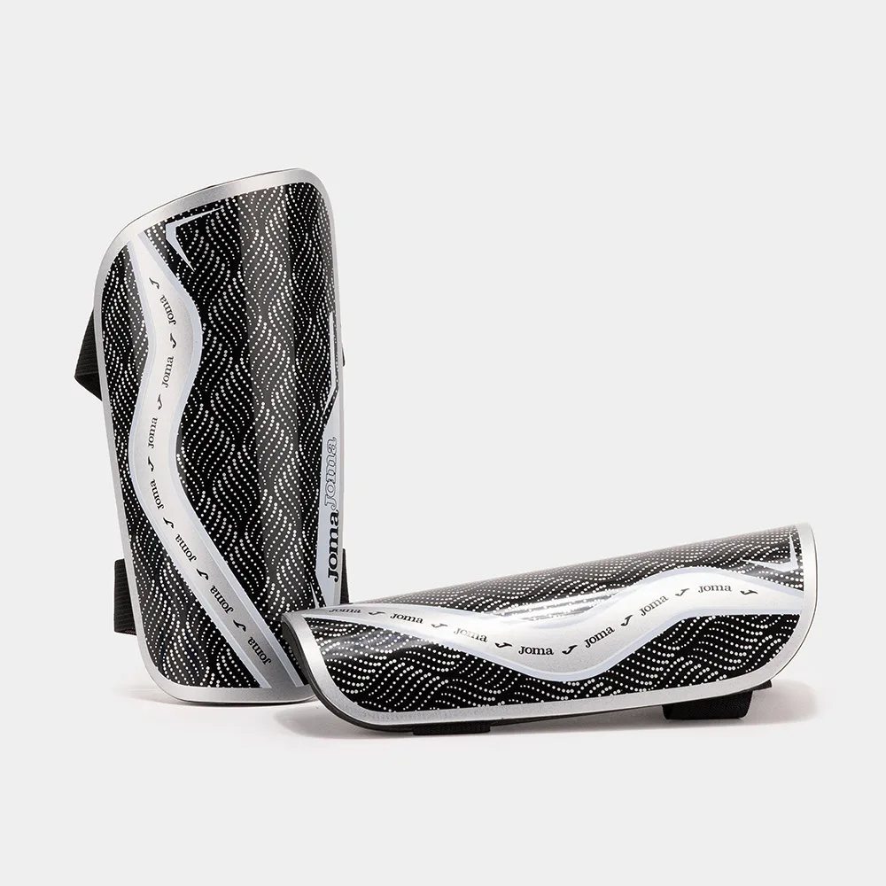 Aparatori fotbal Joma Attack, Negru / Argintiu - imagine 1