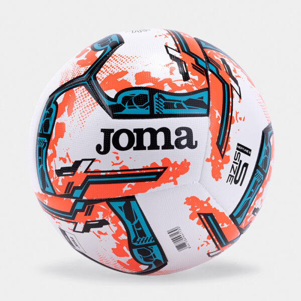 401951.219 Minge fotbal Joma Neptune III, Alb / Coral Fluo (Nr. 5) - imagine 1