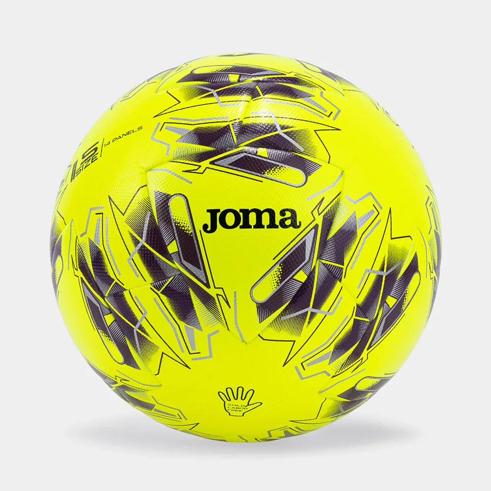 Minge fotbal Joma Evolution V, Galben Fluo / Mov (Nr. 5) - imagine 1
