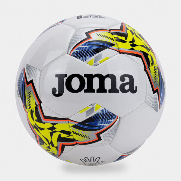 Minge fotbal Joma Dali IV, Alb / Galben Fluo (Nr. 5) - imagine 1