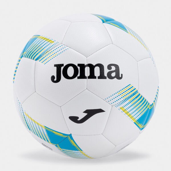 Minge fotbal Joma Inter, Alb / Turcoaz (Nr. 5) - imagine 1