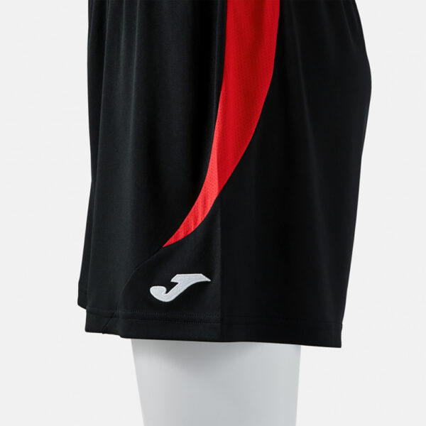 Pantaloni scurti sport dama Joma Tokio II, Negru / Rosu - imagine 5