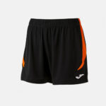 Pantaloni scurti sport dama Joma Tokio II, Negru / Portocaliu - imagine 2