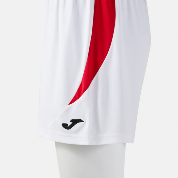 Pantaloni scurti sport dama Joma Tokio II, Alb / Rosu - imagine 5