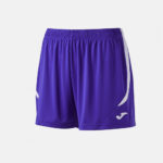 Pantaloni scurti sport dama Joma Tokio II, Mov / Alb - imagine 2