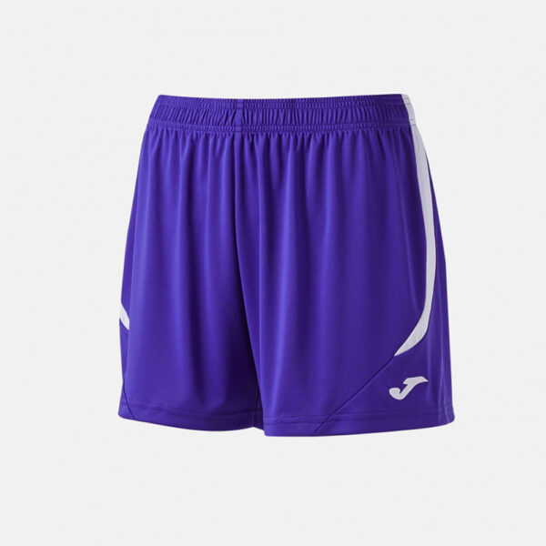 Pantaloni scurti sport dama Joma Tokio II, Mov / Alb - imagine 2