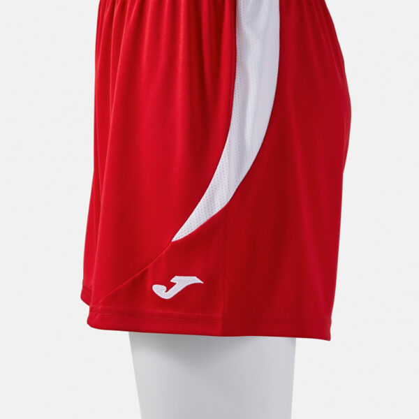 Pantaloni scurti sport dama Joma Tokio II, Rosu / Alb - imagine 5