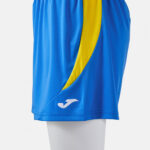 Pantaloni scurti sport dama Joma Tokio II, Albastru Royal / Galben - imagine 5