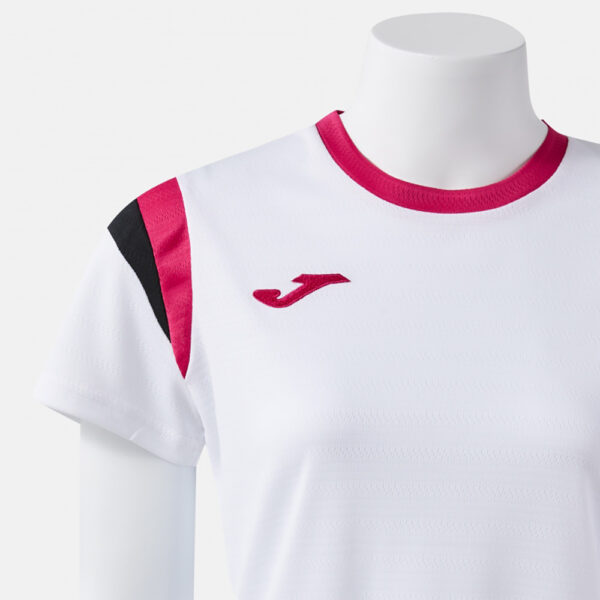 Tricou dama tenis Joma Terra, Alb / Fuxia - imagine 4