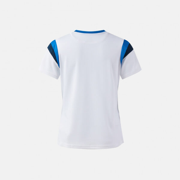 Tricou dama tenis Joma Terra, Alb / Albastru Royal - imagine 3