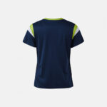 Tricou dama tenis Joma Terra, Bleumarin / Verde Lime - imagine 3
