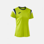 Tricou dama tenis Joma Terra, Verde Lime / Bleumarin - imagine 2