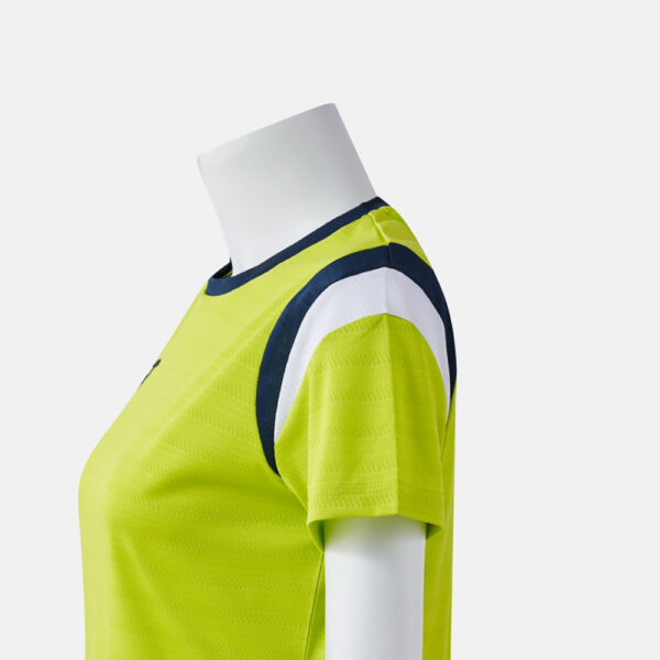 Tricou dama tenis Joma Terra, Verde Lime / Bleumarin - imagine 5