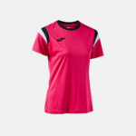 Tricou dama tenis Joma Terra, Fuxia / Negru - imagine 2