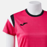 Tricou dama tenis Joma Terra, Fuxia / Negru - imagine 4