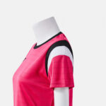 Tricou dama tenis Joma Terra, Fuxia / Negru - imagine 5