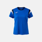 Tricou dama tenis Joma Terra, Albastru Royal / Bleumarin