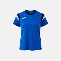 Tricou dama tenis Joma Terra, Albastru Royal / Bleumarin