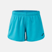 Pantaloni scurti tenis dama Joma Terra, Turcoaz Fluo / Bleumarin