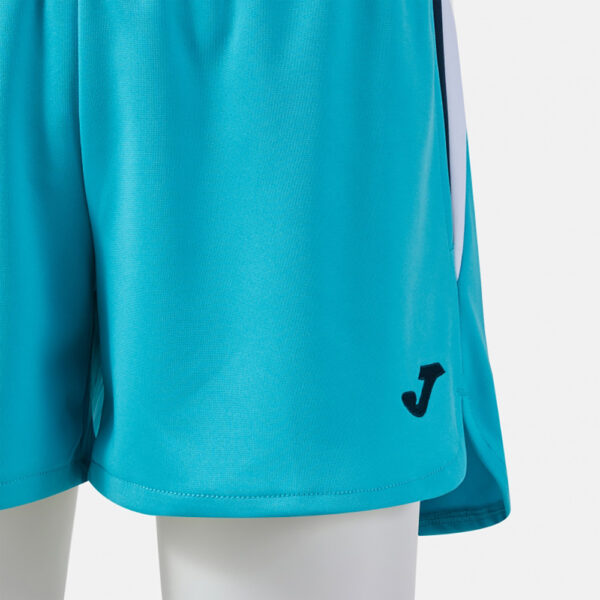 Pantaloni scurti tenis dama Joma Terra, Turcoaz Fluo / Bleumarin - imagine 4