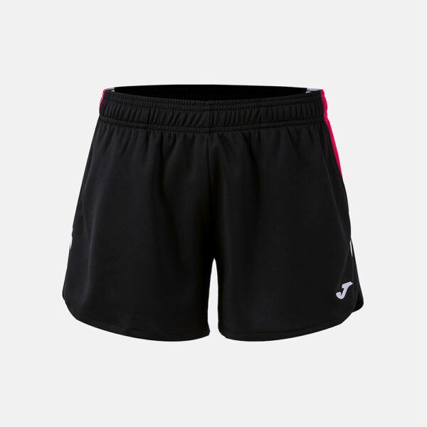 Pantaloni scurti tenis dama Joma Terra, Negru / Fuxia - imagine 1