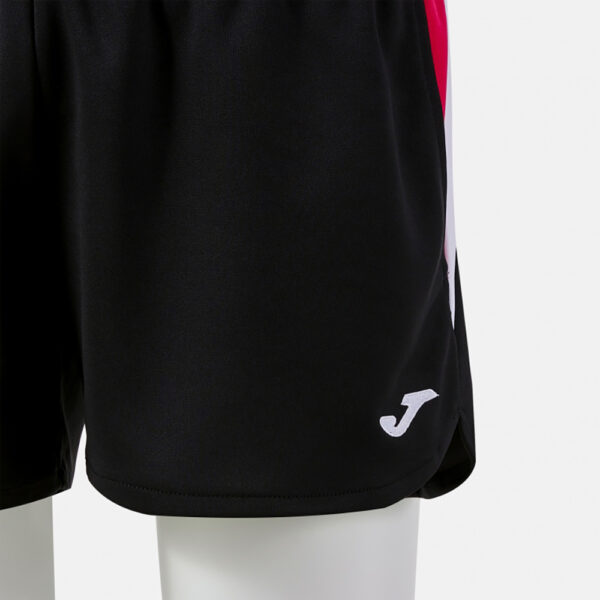 Pantaloni scurti tenis dama Joma Terra, Negru / Fuxia - imagine 4