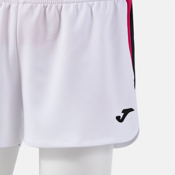 Pantaloni scurti tenis dama Joma Terra, Alb / Fuxia - imagine 4