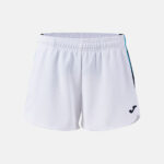 Pantaloni scurti tenis dama Joma Terra, Alb / Turcoaz Fluo