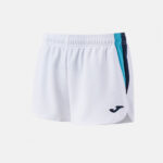 Pantaloni scurti tenis dama Joma Terra, Alb / Turcoaz Fluo - imagine 2