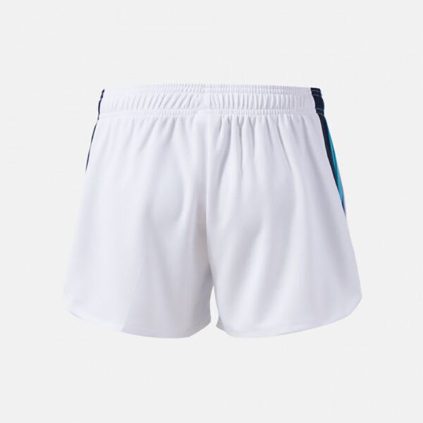 Pantaloni scurti tenis dama Joma Terra, Alb / Turcoaz Fluo - imagine 3