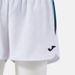 Pantaloni scurti tenis dama Joma Terra, Alb / Turcoaz Fluo - imagine 4